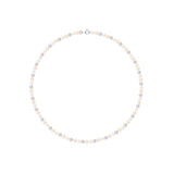 Collana Perle Taglio Rotonde 4-5 mm Multicolor