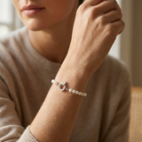 Bracciale di perle coltivate bianche | Esme