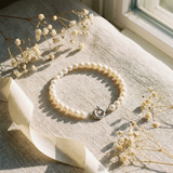 Bracciale di perle coltivate bianche | Esme