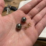 Orecchini in oro e perle di Tahiti | Amy