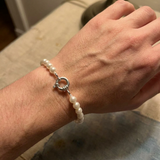 Bracciale di perle coltivate bianche | Esme