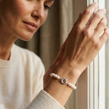 Bracciale Perle Cutlure Rotonde 7-8 mm Bianco Naturale