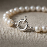 Bracciale di perle coltivate bianche | Esme