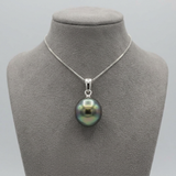 Collana- Perla di Tahiti- Cerchio 11-12 mm- Gioielli da donna
