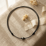 Collana di perle di Tahiti da uomo | Valere