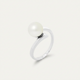 Perle coltivate d'acqua dolce - Rotonde 8-9 mm Bianche - Oro bianco