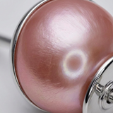 Orecchini - Perle coltivate d'acqua dolce - Diametro 9-10 mm Rosa