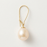 Orecchini - Perle coltivate d'acqua dolce - Pera Diametro 9-10 mm Rosa - Gioielli da donna - Oro giallo