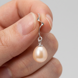 Orecchini - Perle coltivate d'acqua dolce - Diametro 8-9 mm Rosa