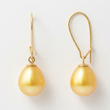 Orecchini - Perle coltivate d'acqua dolce - Diametro pera 9-10 mm Oro - Gioielli da donna - Oro giallo