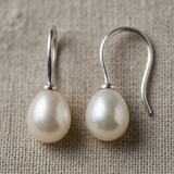Orecchini di perle coltivate bianche | Diana