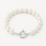 Bracciale Perle Cutlure Rotonde 7-8 mm Bianco Naturale