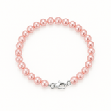 Bracciale con perline rotonde Cutlure 5-6 mm Rosa naturale