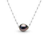 Collana di perle di Tahiti in oro bianco | Ashley