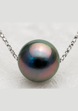 Collana di perle di Tahiti in oro bianco | Orsolina