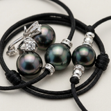 Parure Tahiti — Collier, Boucles & Bracelet