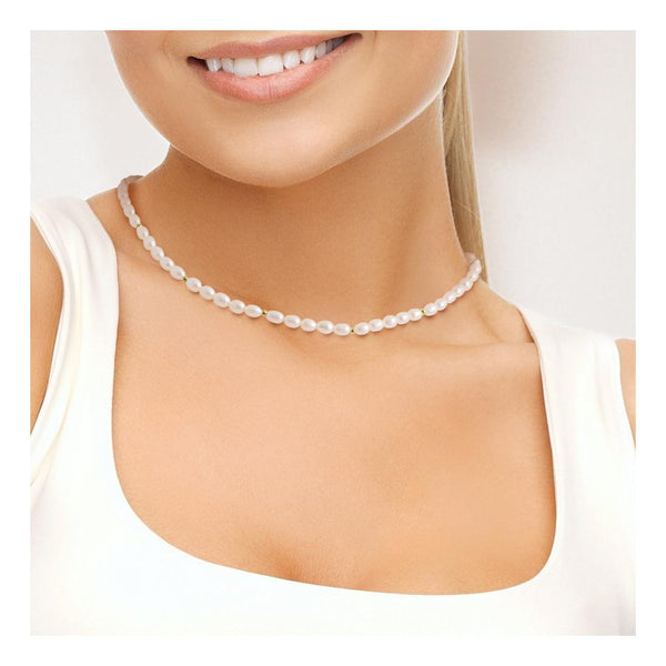 Collana girocollo di perle bianche | Marta