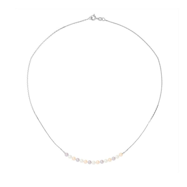 Collana di perle in oro bianco | Tissia