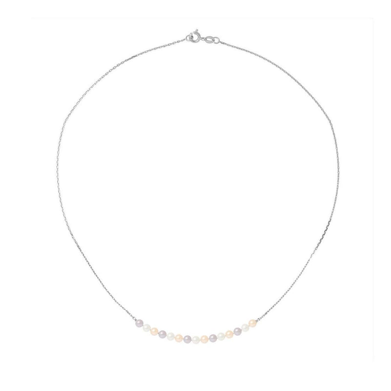 Collana di perle in oro bianco | Tissia