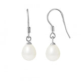 Orecchini - Perle Coltivate - Bianco - Argento