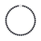 Collana di perle Cutlure - Diametro 8-9 mm Nera Tahiti - Gioielli da donna