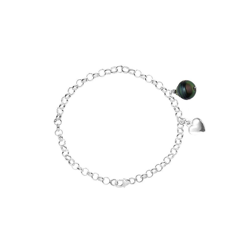 Bracciale - Perla di Tahiti - Diametro 9-10 mm - Gioielli da donna