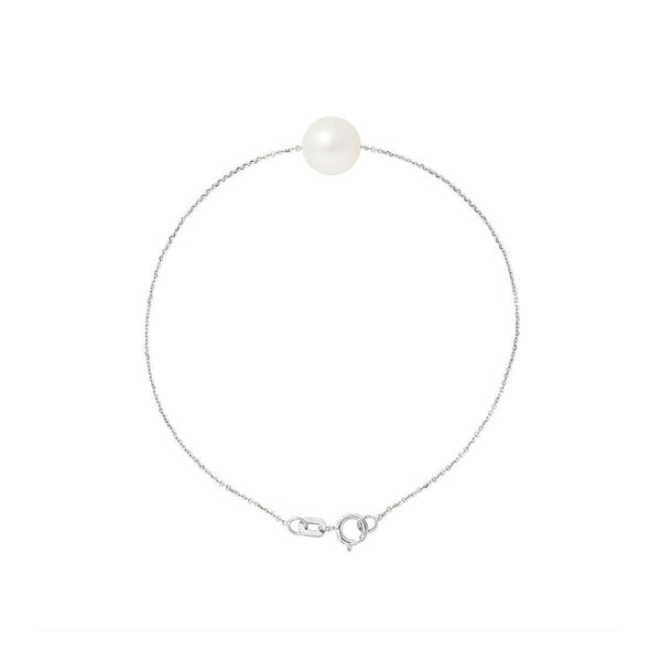 Bracciale - Perla coltivata - Diametro 8-9 mm Bianca - Argento