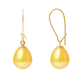 Orecchini - Perle coltivate d'acqua dolce - Diametro pera 9-10 mm Oro - Gioielli da donna - Oro giallo