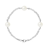 Bracciale con perle Cutlure - Diametro 9-10 mm Bianco