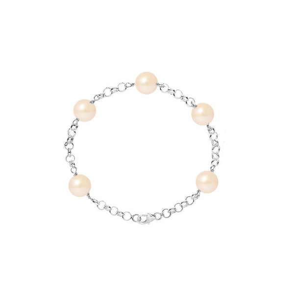 Bracciale con perle Cutlure - Diametro 9-10 mm Rosa