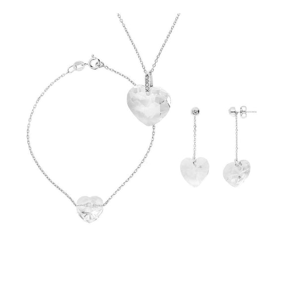 Set completo “Cuore SWAROVSKI”.