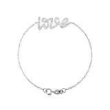 Bracciale “Love” con ossidi di zirconio