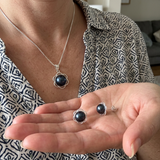 Duo Black Tahiti — Collier & Boucles