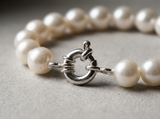 Bracciale Perle Cutlure Rotonde 7-8 mm Bianco Naturale