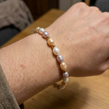 Bracciale con perle coltivate in oro | Marta
