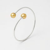 Bracciale - Perle Coltivate D'acqua Dolce Diametro 9-10 mm Oro - Argento 925 millesimi