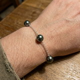 3 Bracciale con perle di Tahiti | Linda