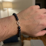 Bracciale rotondo con perle coltivate 4-5 mm Nera Tahiti - Gioielli da donna