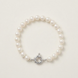 Bracciale Perle Cutlure Rotonde 7-8 mm Bianco Naturale