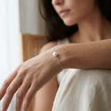 Bracciale - Perla coltivata - Diametro 8-9 mm Bianca - Argento