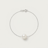 Bracciale - Perla coltivata - Diametro 8-9 mm Bianca - Argento
