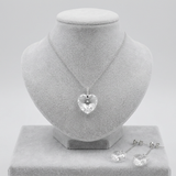 Set completo “Cuore SWAROVSKI”.