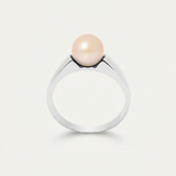 Anello con perla coltivata rosa | Irina