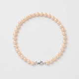 Bracciale con perline rotonde Cutlure 5-6 mm Rosa naturale