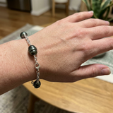 Bracciale - Perle coltivate di Tahiti - Diametro 9-10 mm - Gioielli da donna