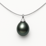 Collana di perle di Tahiti 9-10 mm