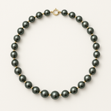 Collana - Perle di Tahiti rotonde 7-8 mm - Gioielli da donna - Oro giallo