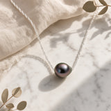Collana di perle di Tahiti in oro bianco | Ashley