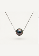 Collana di perle di Tahiti in oro bianco | Orsolina