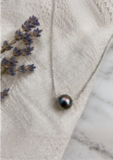 Collana di perle di Tahiti in oro bianco | Orsolina